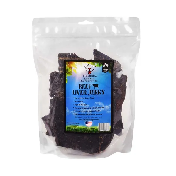 16 oz. Natural Cravings Usa Beef Liver Jerky - Health/First Aid
